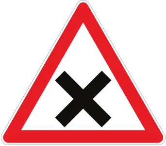 Soru görseli: Şekildeki trafik işareti neyi bildirir?
