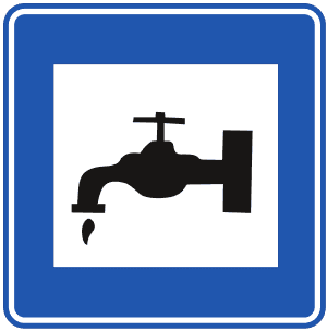 Çeşme trafik işareti