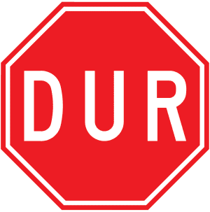 Dur trafik işareti