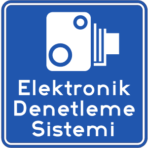 Elektronik Denetleme Sistemi trafik işareti