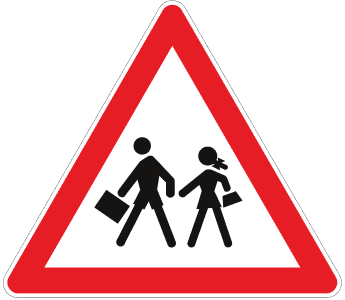 Okul Geçidi trafik işareti