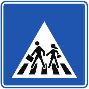 Okul Geçidi trafik işareti