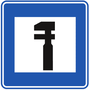 Tamirhane trafik işareti