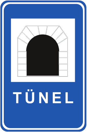 Tünel trafik işareti