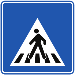 Yaya Geçidi trafik işareti